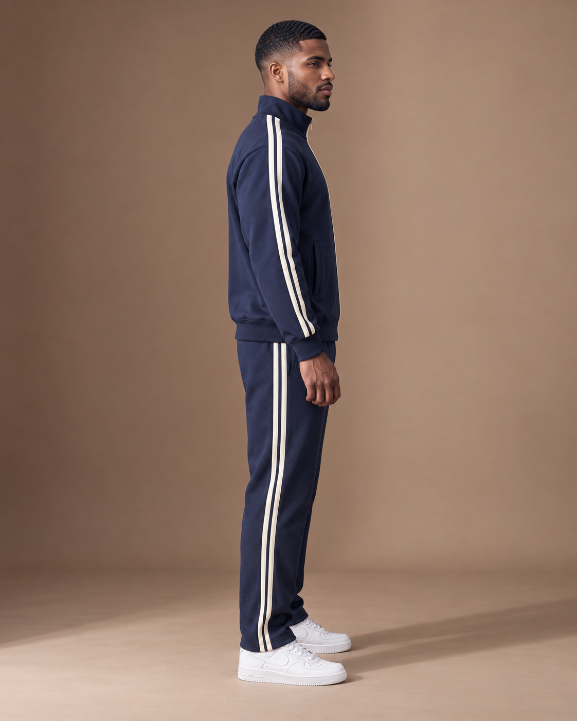 TLOL Contrast Stripe Straight-Leg Pants