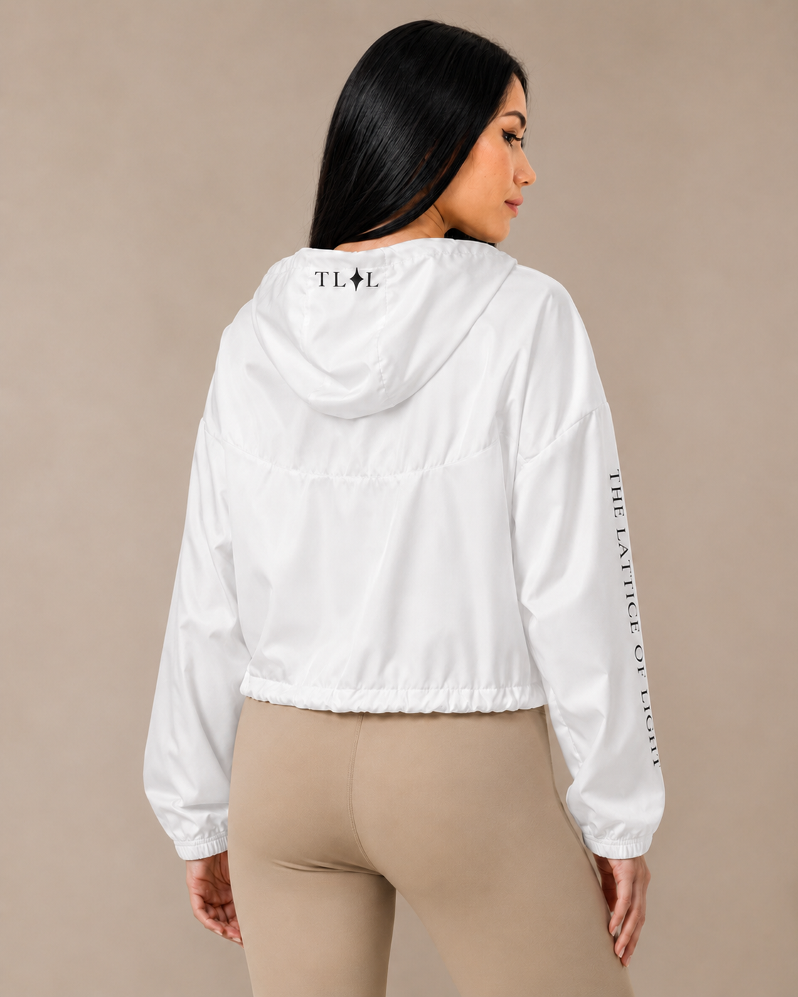 TLOL I Am Enough Cropped Windbreaker