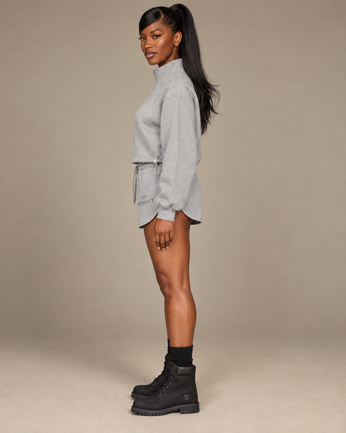 TLOL Mirror Boxy Quarter-Zip