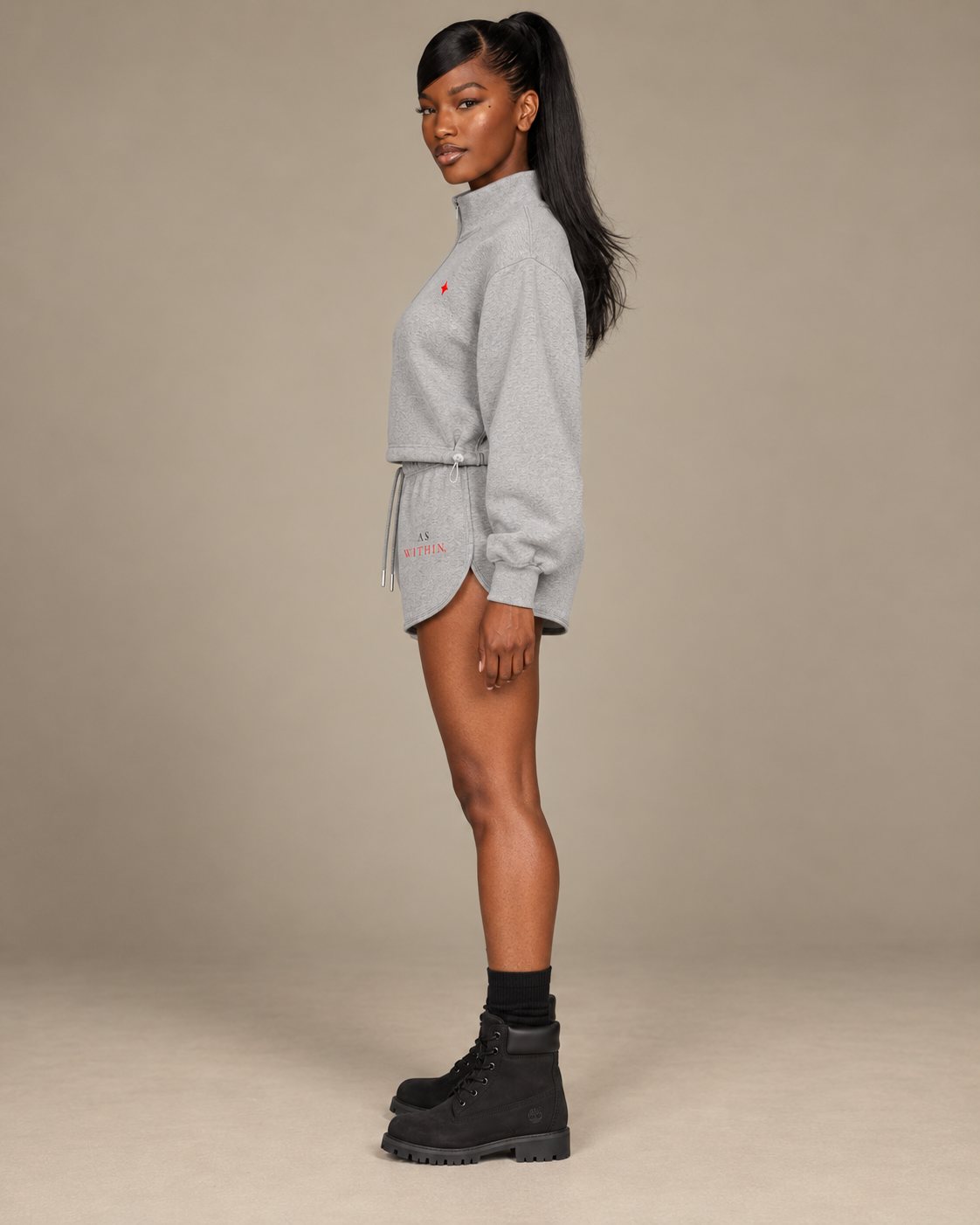 TLOL Mirror Boxy Quarter-Zip