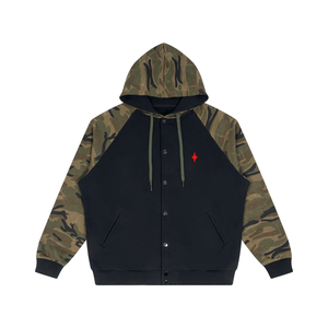 Black with Green Camo